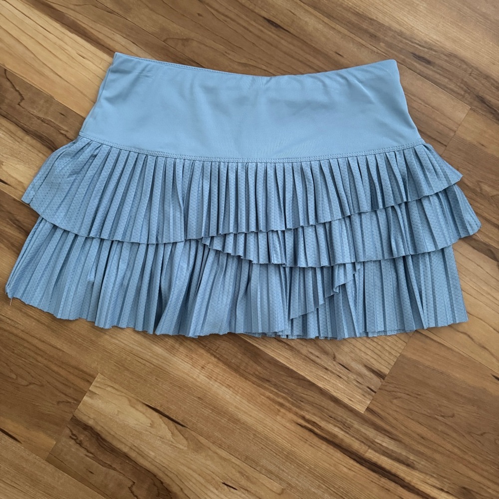 NWOT Lucky in Love Tiered Mesh Tennis Skirt - S